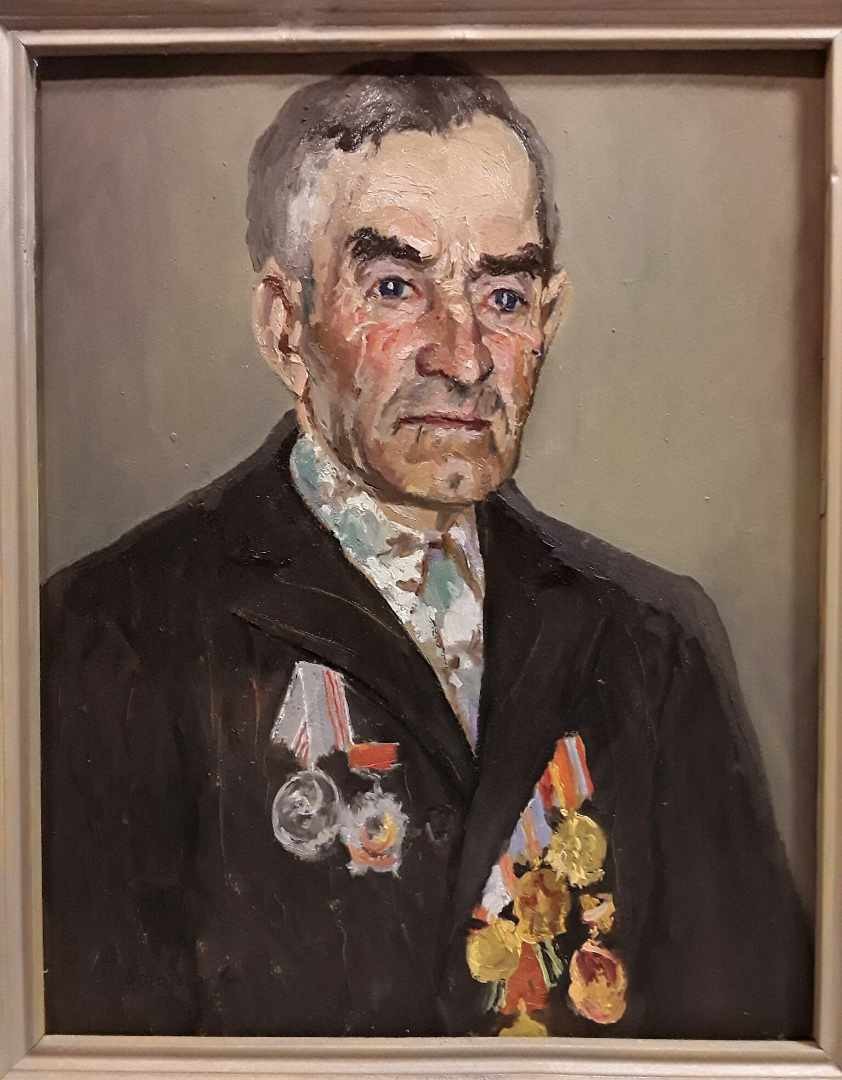 Портрет ветерана ВОВ из Белоруссии