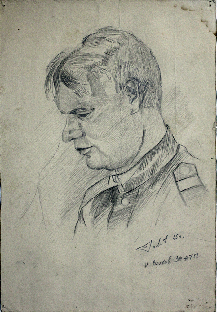 Военные рисунки моего отца, Ивана Горина. "Н.Волков"